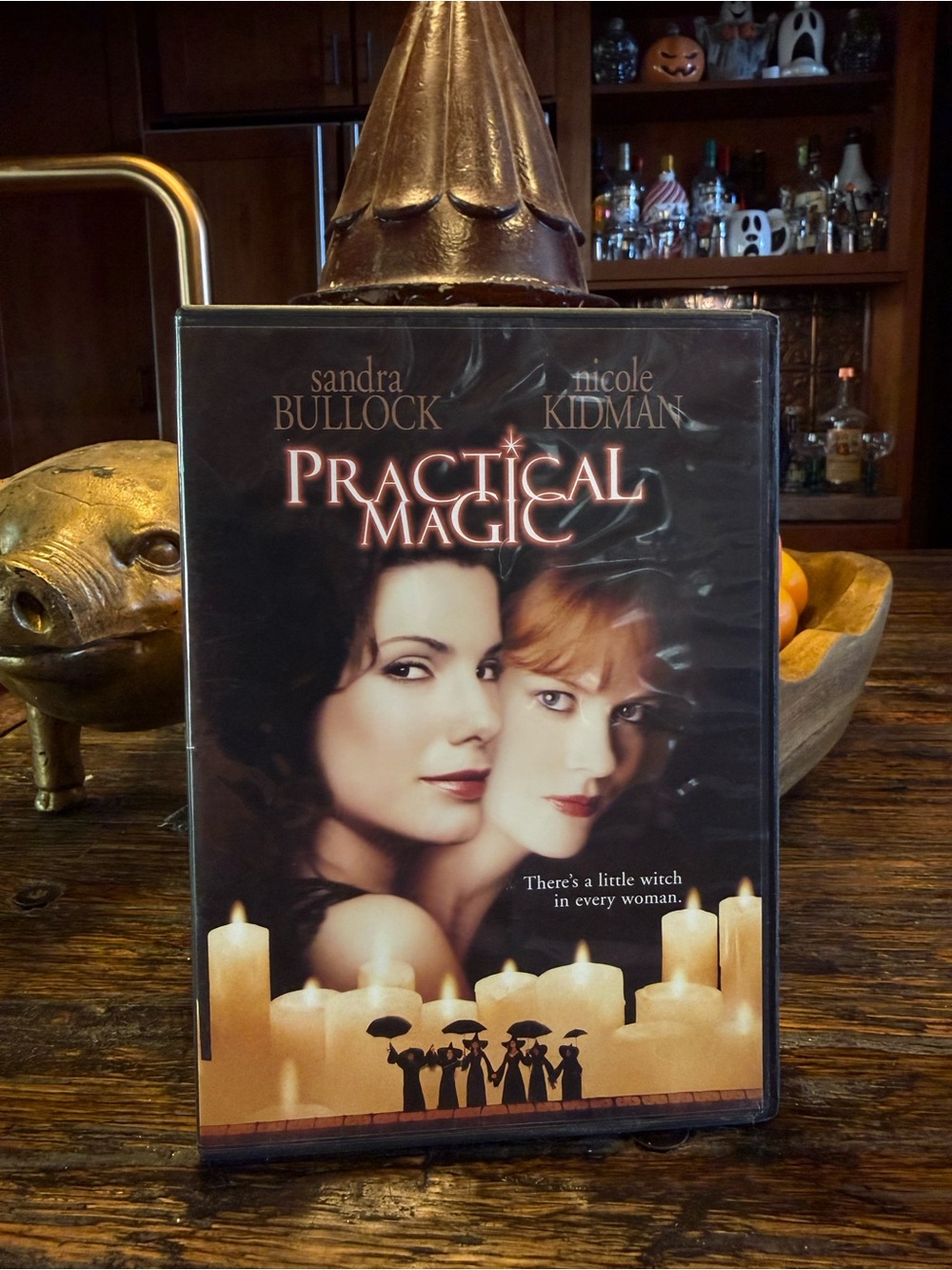 Practical Magic DVD — Black and Cream Movie Cover